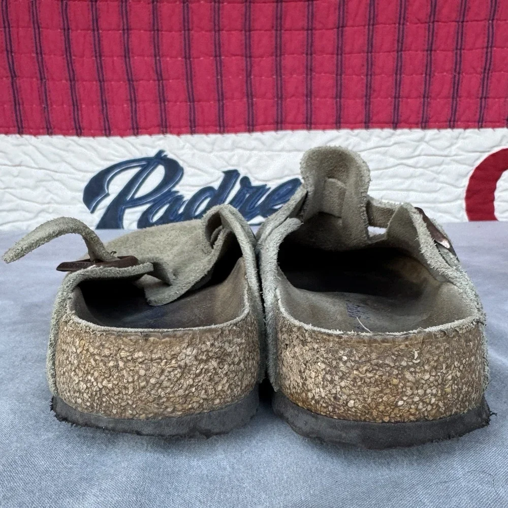 Size 39/W8/M6 - Birkenstock Boston‎ Mule Bone Sandals SFB